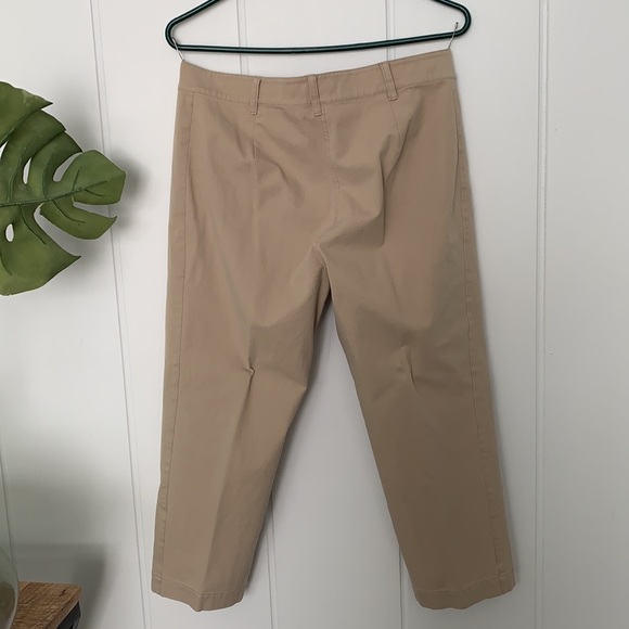 Eileen Fisher S cropped khakis - Picture 5 of 5